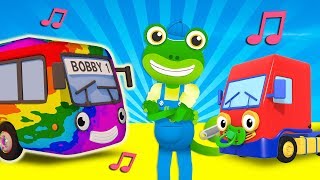 The Best of Geckos Garage Songs  Nursery Rhymes amp Kids Songs  Trucks For Children [upl. by Llertnac]