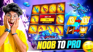 Free Fire NOOB TO PRO ULTRA MAX IN 9 Mins😍😳 Bought Everything From Events Garena Free Fire [upl. by Eckmann]