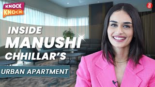 Inside Manushi Chhillars luxurious sea facing Mumbai apartment  Home Tour  Knock Knock Ep 5 [upl. by Sherl]