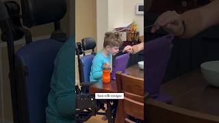 My sons morning routine with Angelman Syndrome [upl. by Hgielak]