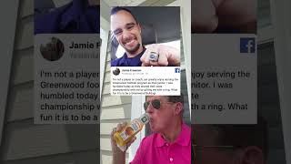 High School Football Team Gifts Their Janitor A State Championship Ring grandpa [upl. by Brown]