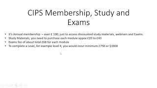 CIPS Overview  Chartered Institute of Procurement amp Supply  CIPSORG [upl. by Enelrihs]