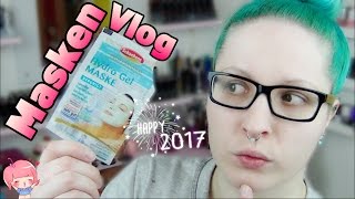 Masken Vlog  NeujahrsvorsätzeO2 Rant  Schaebens Hydro Gel Maske [upl. by Aniretak]