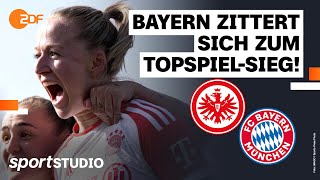 Eintracht Frankfurt – FC Bayern München  FrauenBundesliga 15 Spieltag Saison 2324  sportstudio [upl. by Lathan]