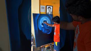 Full video on ArtistLaviNagar lavinagar acrylicpainting ganpati mahadev shiva lavinagar [upl. by Kimmi34]