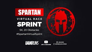 Spartan Virtual Race  Sprint  5K 20 Obstacles [upl. by Hanus551]