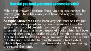 Technical sales interview questions [upl. by Aniweta397]