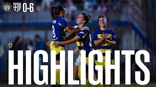 Highlights  Pavia AcademyParma Women  Serie B Femminile 202425 [upl. by Nairot]