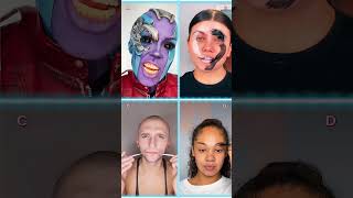 TikTok makeup trend  Circus 🤡  📌 Pinned your comment  makeup transition [upl. by Longmire]