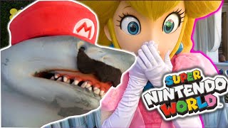 Shark Puppet Goes To Super Nintendo World [upl. by Ahsenar]