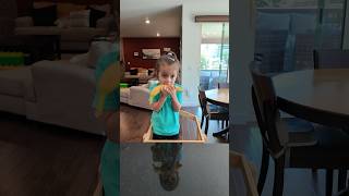 Special Banana Peeling Techniques familyfun shortsviral youtubekids cutekids [upl. by Candless]