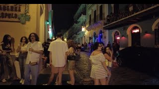 Old San Juan Nightlife  Puerto Rico [upl. by Adnahsat]