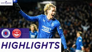 Rangers 21 Aberdeen  Cantwell Spoils Warnock’s First Game In Charge  cinch Premiership [upl. by Ocsirf]