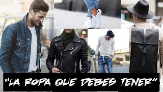 Ropa que todo hombre debe tener 2016  JR Style For Men [upl. by Os]