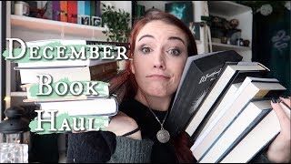 BOOK HAUL  December 2018  Dark Santa Death ARC Bookish Boxes Science and so on [upl. by Enram818]