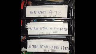 How i make my Ultrastar HC550 HC510 operating quietly With comparison to WD RED Plus 4TB [upl. by Naujat]