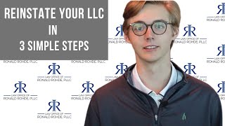 How to Reinstate Your LLC 3 simple steps online [upl. by Ykcub435]