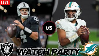 Las Vegas Raiders Vs Miami Dolphins Week 11 Live Stream Reactions amp Watch Party [upl. by Nedarb]