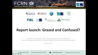 12 Grazed and Confused Launch webinar Presentation Dr Tara Garnett [upl. by Rendrag]