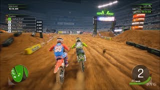 Monster Energy Supercross 2  Arlington ATampT Stadium  Texas Gameplay PS4 HD 1080p60FPS [upl. by Ennahtebazile]