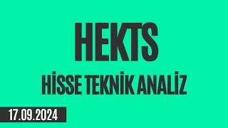 HEKTS Hisse Teknik Analiz 17092024 [upl. by Aicarg]