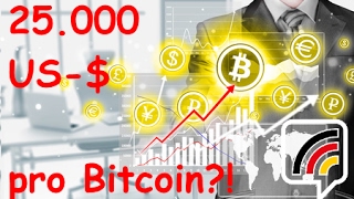 25000 USD pro Bitcoin  BTCKurs stabil  EthereumHigh  BitcoinNews KW 7  2017 [upl. by Aiuqat735]