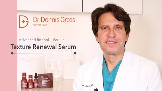 Dr Dennis Gross Advanced Retinol  Ferulic Texture Renewal Serum [upl. by Ahsitniuq]