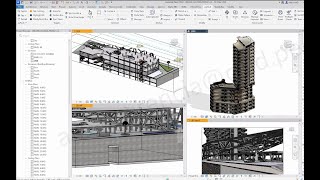 REVIT 2024 COORDENAS COMPARTIDAS  USO PLANTILLA STANDAR GRID [upl. by Ynaffik]