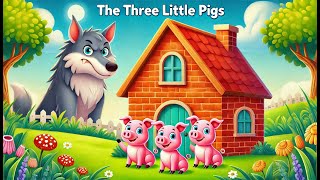 The Three Little Pigs  Animated bedtime stories  Moral stories  Fairy Tales stories [upl. by Jarred]