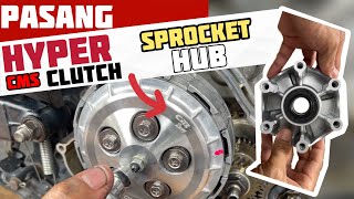 Cara buka tukar pasang hyper clutch yamaha y15zr ysuku exiter dan sprocket hub bearing pecah [upl. by Julis689]