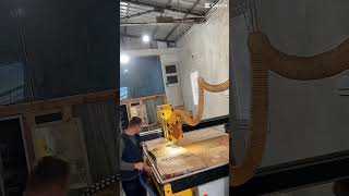 UluBeyCnc New proje shortvideo woodworking woodcncmachine art wood cncwood cncwoodworking [upl. by Adallard]