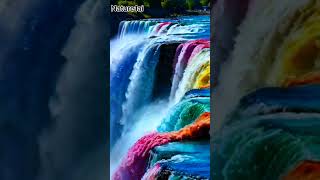 modern townColorfull waterfallDamage Biman nature place adventure travel explor shorts [upl. by Reve]