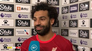 I dont know which goal was better This one or the City onequot Mo Salah on stunning goal vs Watford [upl. by Beedon]