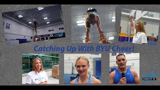 Check In With BYU Cheer Heading Into A New Season [upl. by Akinna]