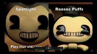 BENDY SONG COMPARISON Spotlight vs Reeses Puffs Rap COMPARISON Side to Side [upl. by Sigmund268]