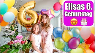 Elisas 6 Geburtstag 🎂 Geschenke Kuchen amp Deko Kindergeburtstag mit Schatzsuche Mamiseelen [upl. by Sedgewick]