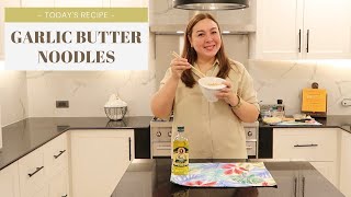 MARJORIES KITCHEN GARLIC BUTTER NOODLES  Marjorie Barretto [upl. by Inahpets]