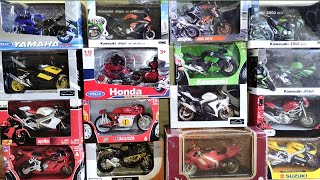 Unboxing Various Brands Diecast Model Motorcycles Scale 112 Compilation [upl. by Apthorp]