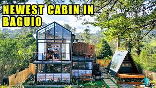 Baguio Glass Cabin  Cabin in The Pines  Airbnb in Baguio City Philippines Vlog [upl. by Asiulairam]