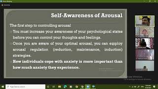 Sports PsychologyArousal Performance  Catastrophe Theory and Arousal Regulation 20210624 [upl. by Liesa]