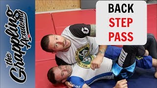 Back Step Half Guard Pass [upl. by Felike115]