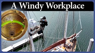 Windy Work Installing Navigation Electronics  Ep 307  Acorn to Arabella Journey of a Wooden Boat [upl. by Ardeha843]