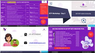 Day 2  BTP Workshop  BTP Security Training  BTP IAM Training  SAP Cloud Identity Services [upl. by Solberg]