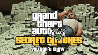 GTA 5  Secret Glitches You Dont Know TOP 30 [upl. by Crockett812]