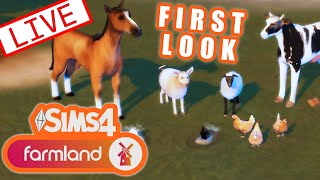 FARMLAND MOD  RIVAL Family Farm  The Sims 4  LIVE [upl. by Prakash739]