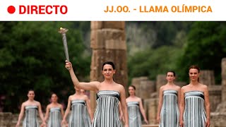 JUEGOS OLÍMPICOS  CEREMONIA de ENCENDIDO de la LLAMA OLÍMPICA en GRECIA  RTVE Noticias [upl. by Balf]