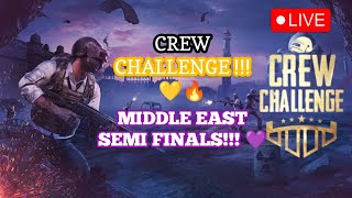 Crew Challenge 💛🔥  Middle East Semi Finals 💜  Pubg Mobile 💖  HYDRA x ROYAL [upl. by Barty]