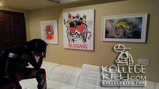 Chief Keef Shows Off His Eclectic Glo Gang Art Collection [upl. by Brandt]