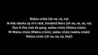 Dopebwoy  Walou Crisis Lyrics [upl. by Eeliah438]