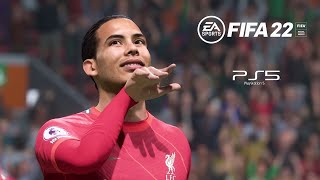 FIFA 22  Virgil van Dijk GOAT Celebration [upl. by Hsac]